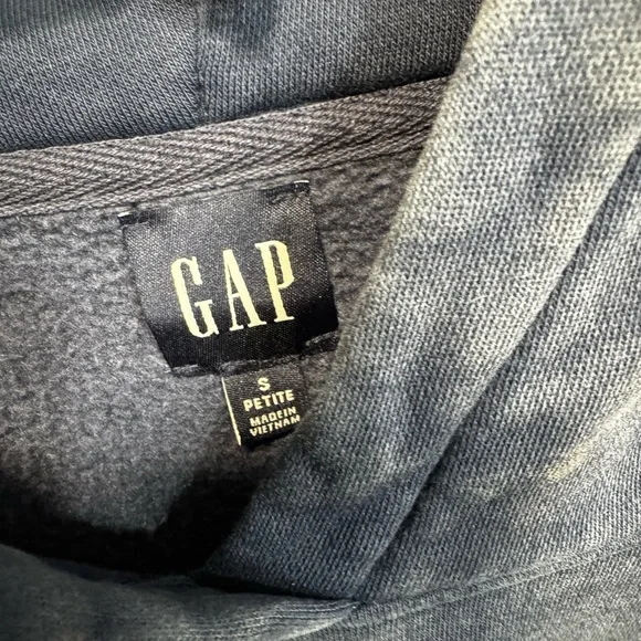 GAP Charcoal Gray Petite Hoodie - Picture 4 of 9